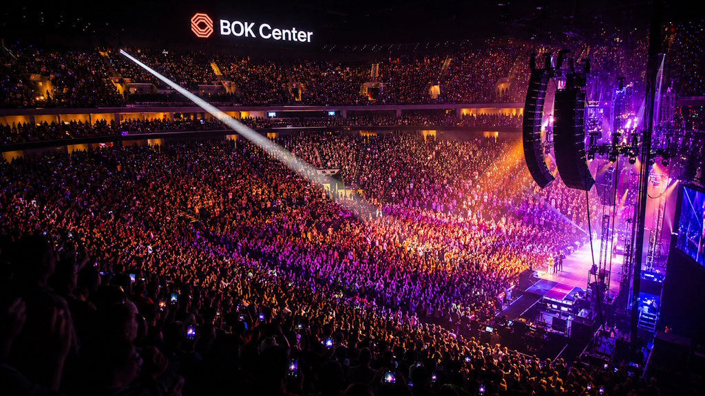 BOK Center, a live music and concert venue in Tulsa, Oklahoma, with upcoming shows and tickets