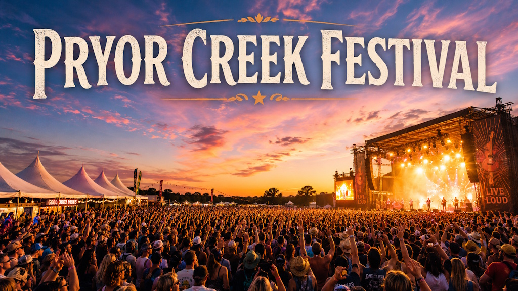 Pryor Creek Country Music Festival, a live music and concert venue in Pryor, Oklahoma, with upcoming shows and tickets