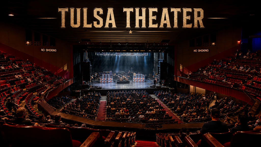 Tulsa Theater, a live music and concert venue in Tulsa, Oklahoma, with upcoming shows and tickets